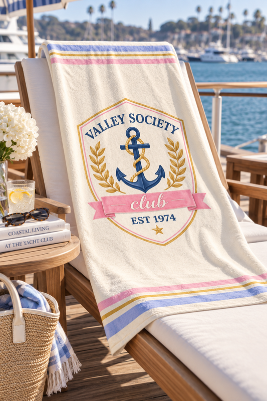 Yacht Club Beach Towel