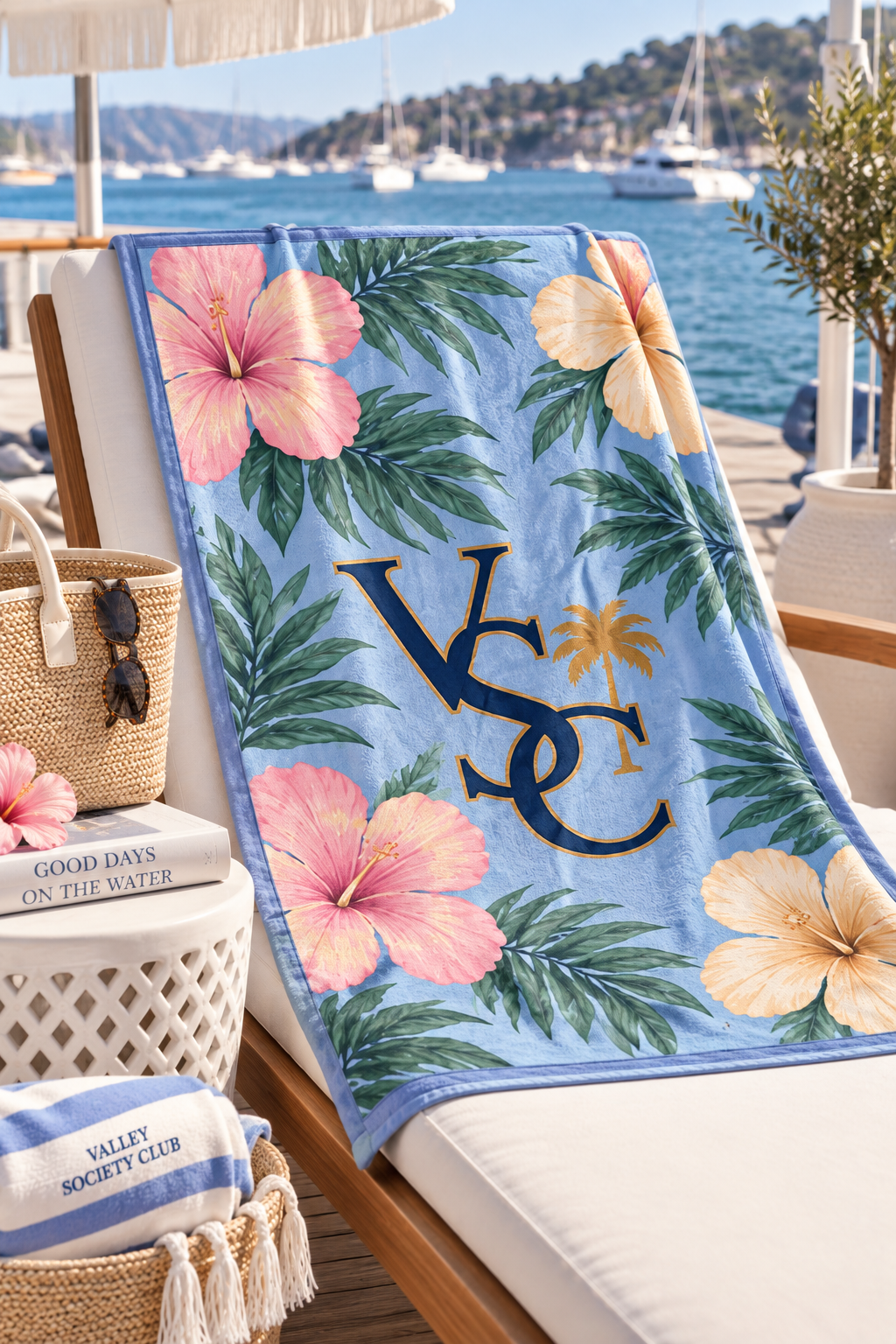 Hibiscus Beach Towel