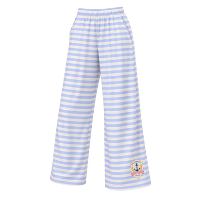 Club Stripe Wide-leg Pants