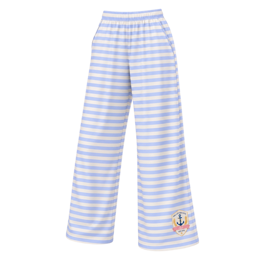 Club Stripe Wide-leg Pants